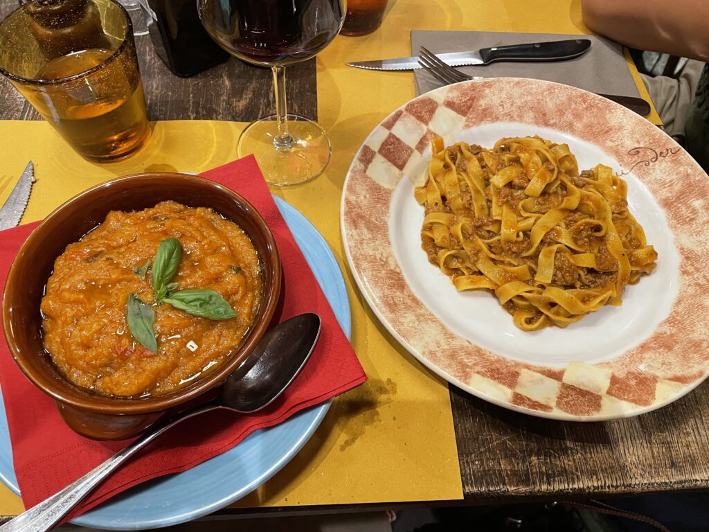 trattoria da Garibaldi food - gluten free grubz